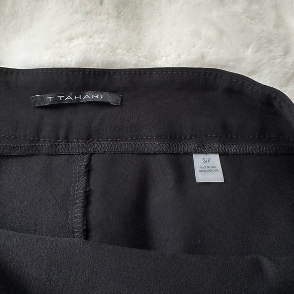 Tahari Black Stretch Flared Midi Pencil Skirt - Picture 4 of 7